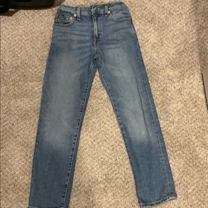 Kids size 7 polo boot cut jeans